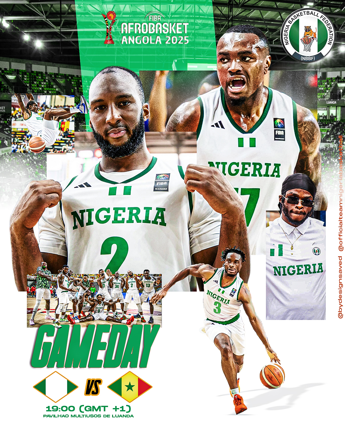 Gameday backdrop graphic